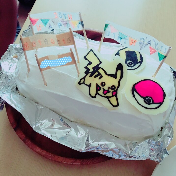 パウンドケーキ型で!材料3つ!簡単アイスケーキ♪